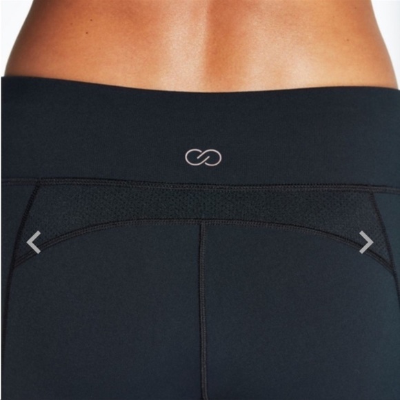 CALIA Essential Crossover Heathered Purple Fitted Capris Leggings sz Small - Picture 5 of 14